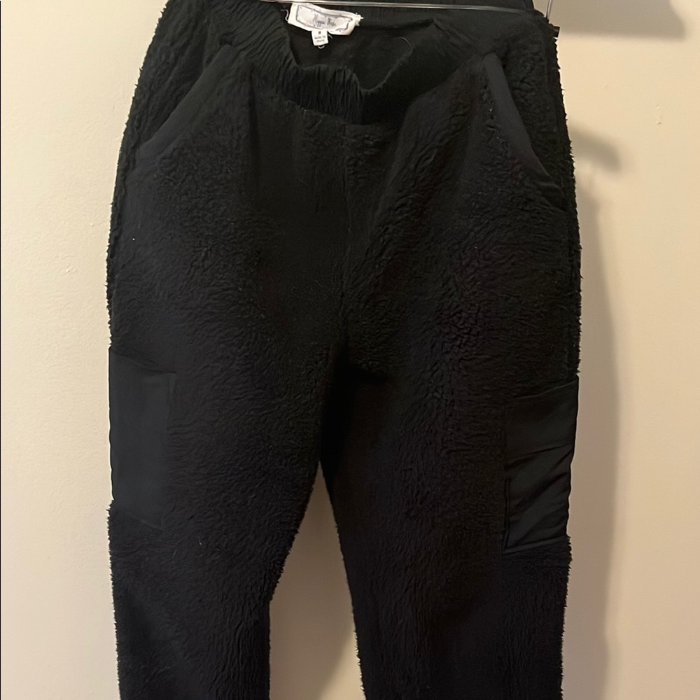 Women's Black Sherpa Pants